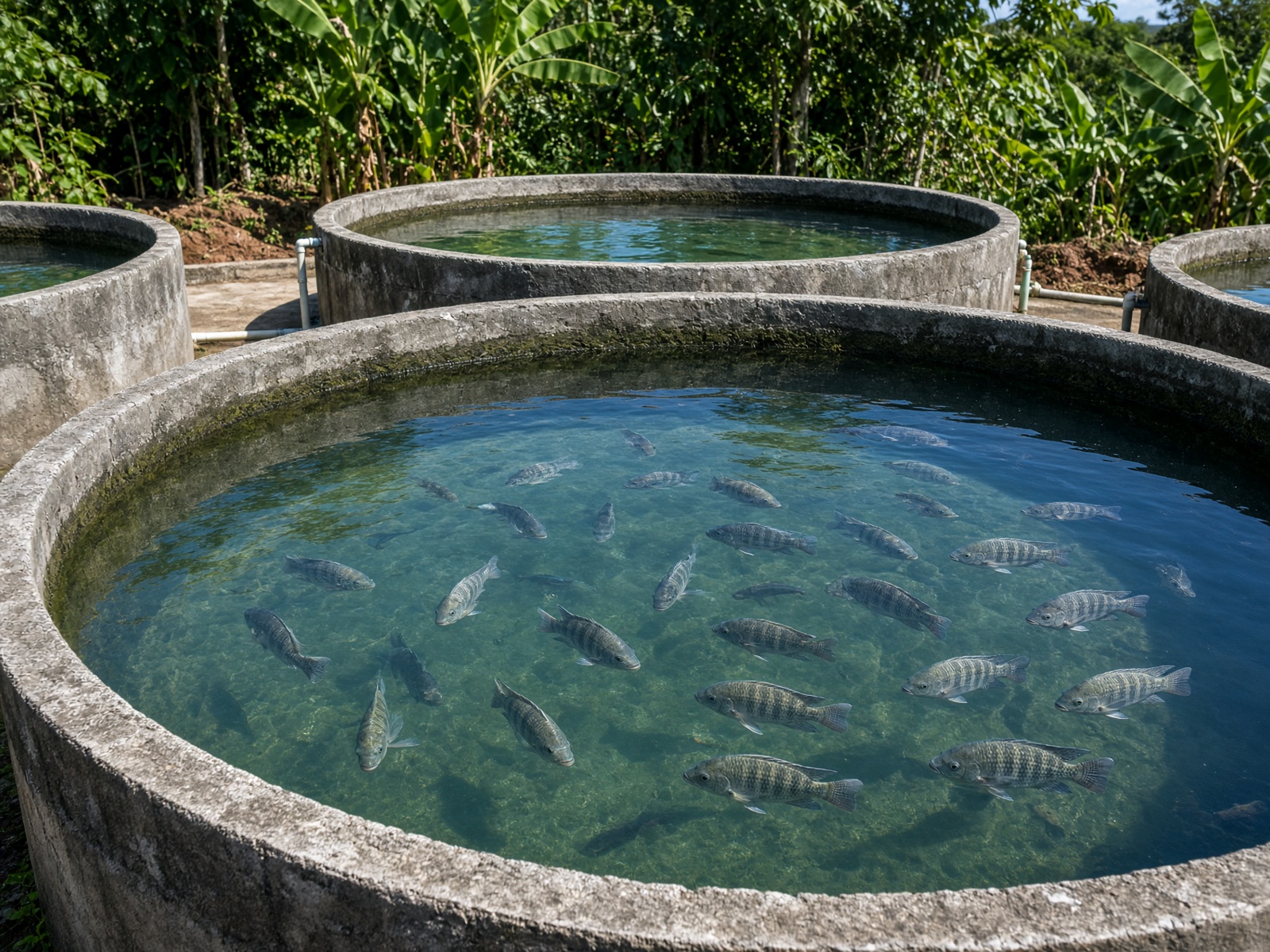 Peixes da fazenda